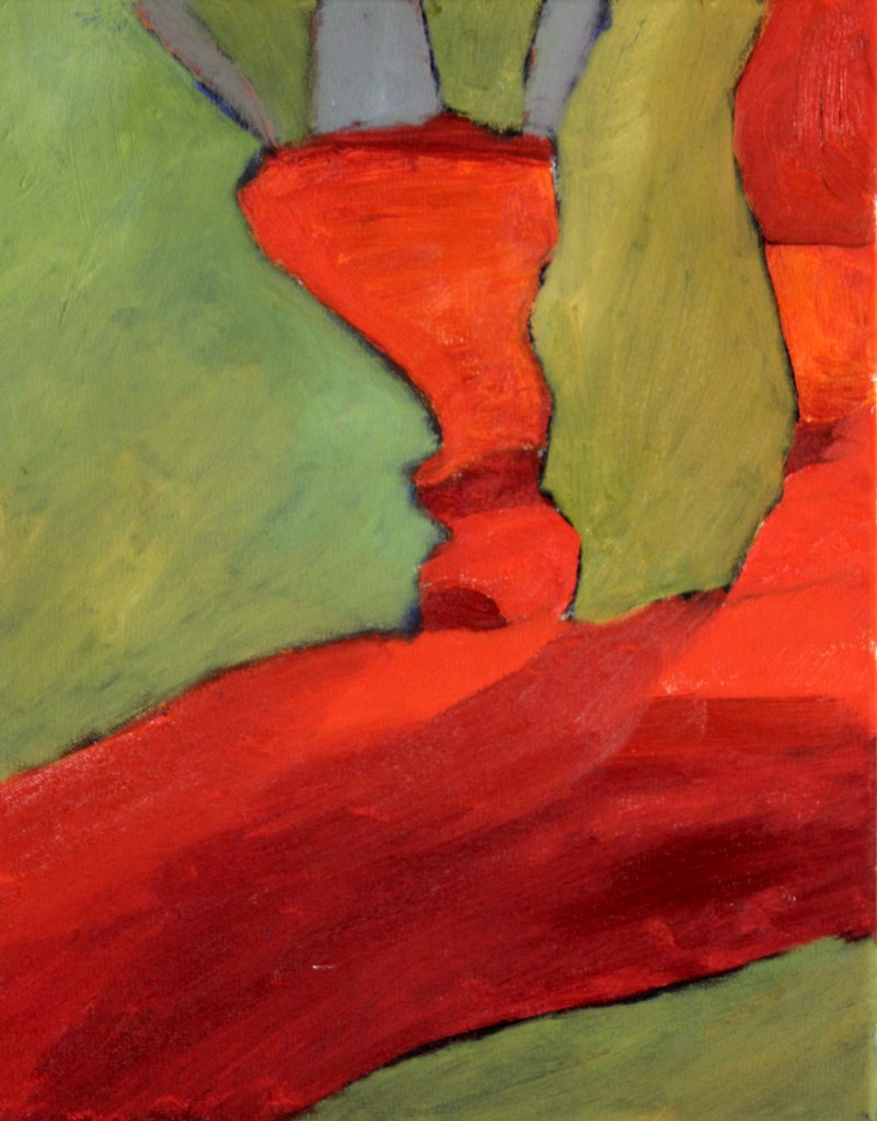 Red Hill I - 14" x 11" oil on canvas