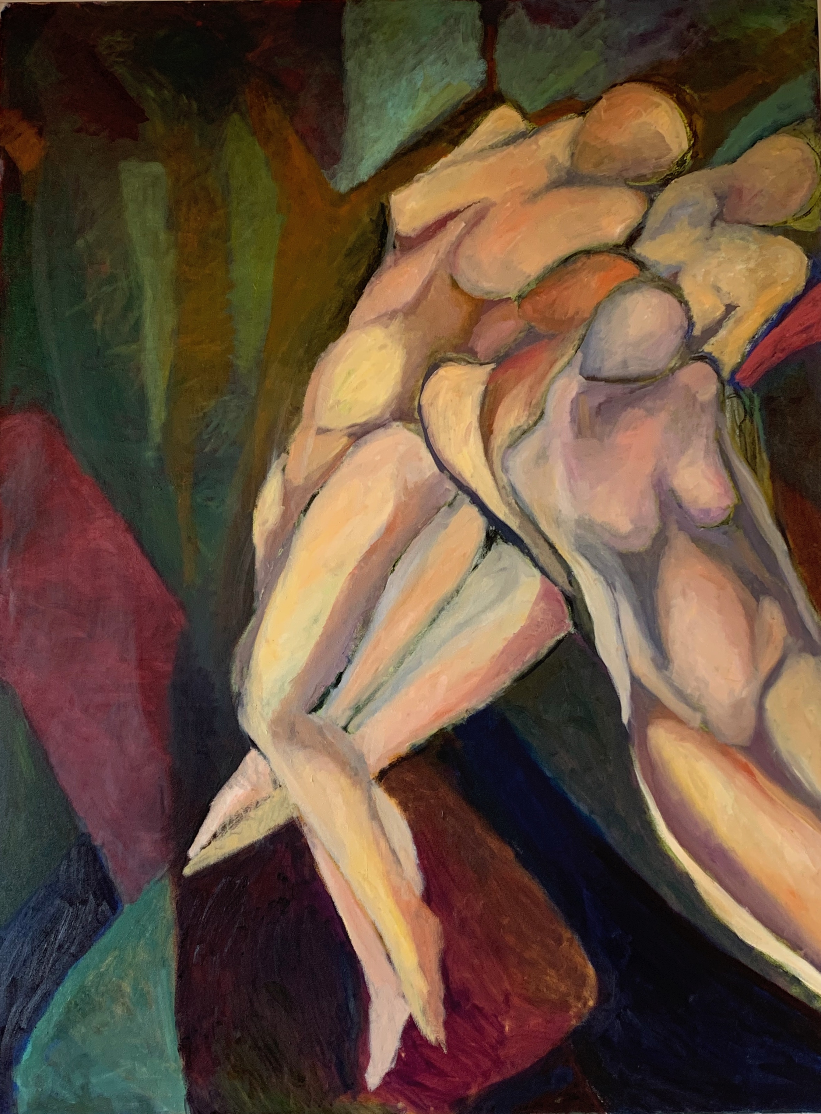 The Understanding - 80" x 60" oil on canvas