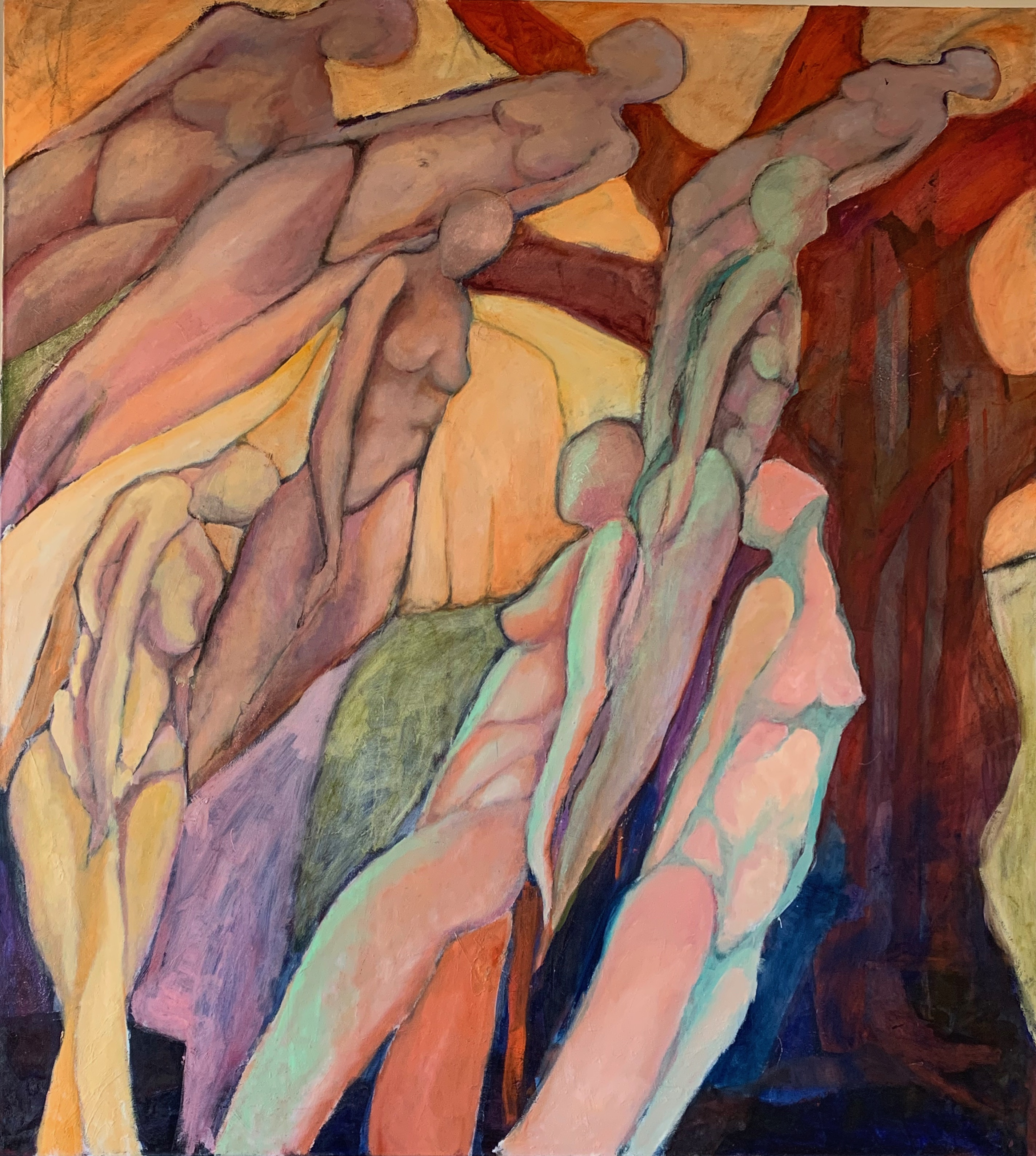 Accession - 80" x 72" oil on canvas