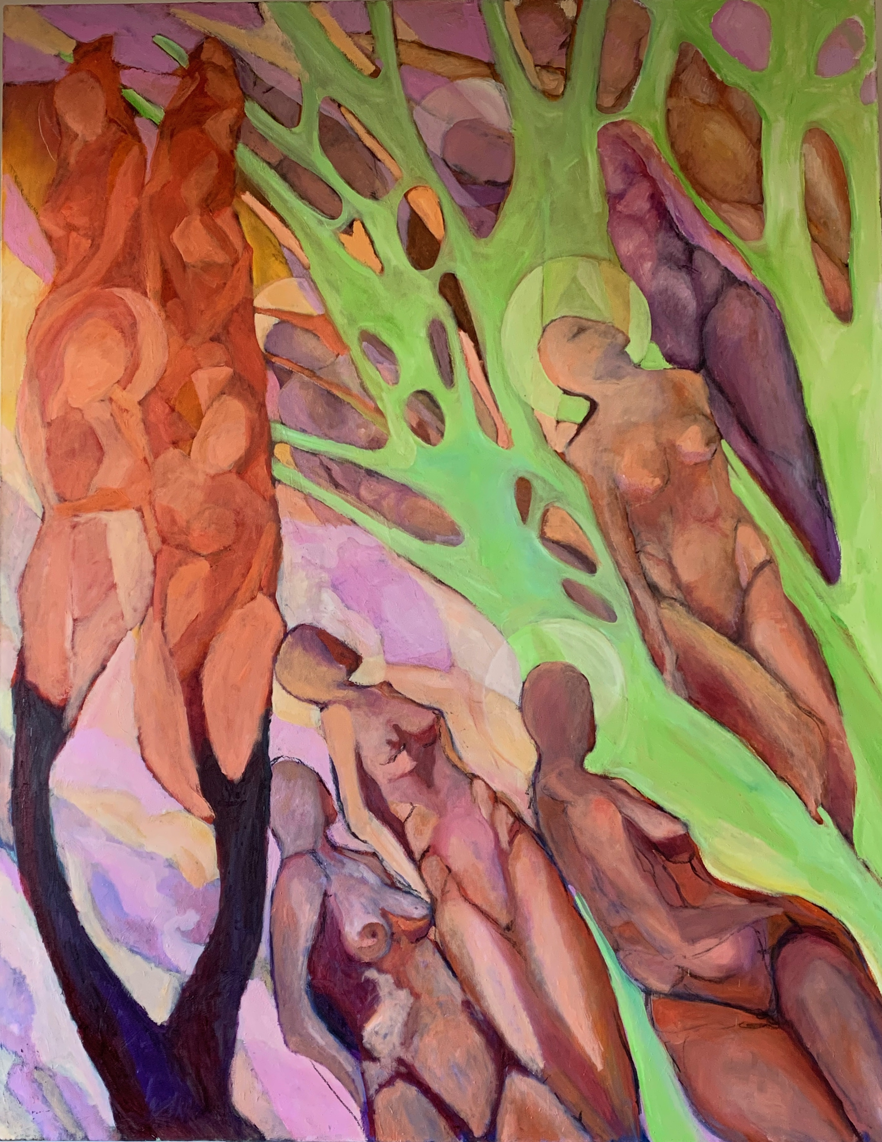 Advent - 84" x 66" oil on canvas