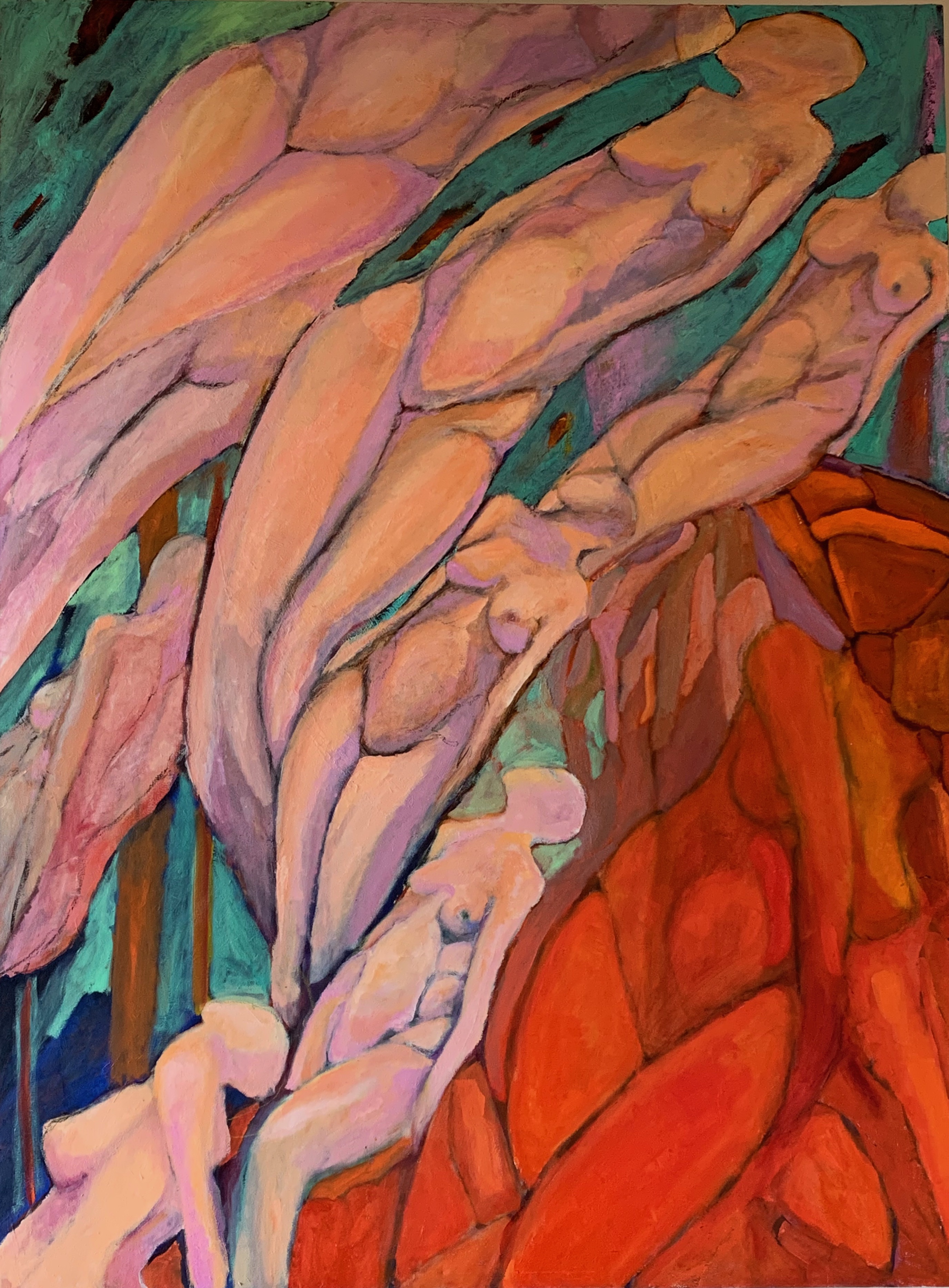 ed Mountain - 81" x 60" oil on canvas