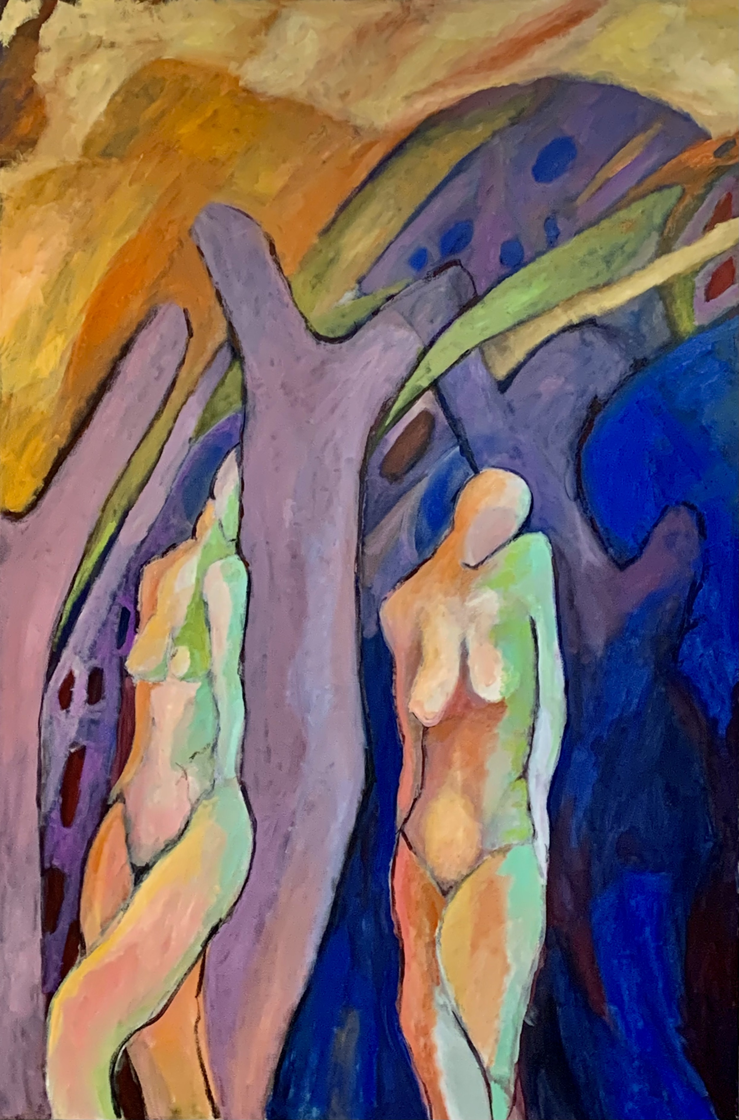 Fearless and Searching - 72" x 48" oil on canvas